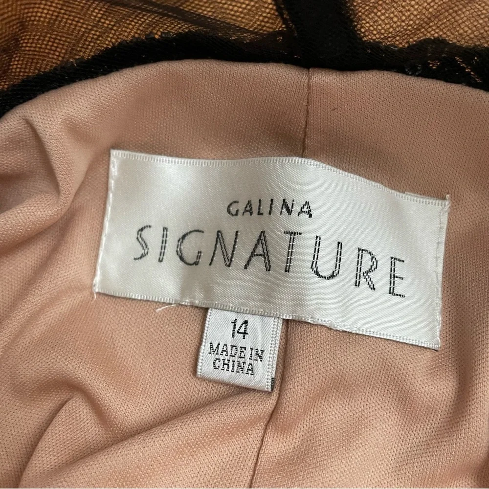 DAVID'S BRIDAL Galina Signature Strapless Corset Gown Tulle Dress #WBM3095 Prom - Picture 16 of 16